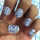 Cheetah Nail Art Design 