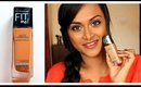 Maybelline Fit Me Matte Poreless Foundation Review+Application
