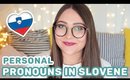 Personal Pronouns in Slovene | Learn Slovene with Sandra