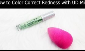 How to Use Urban Decay Naked Skin Color Correcting Fluid in Mint