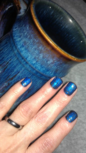 OPI in Black Satin
OPI Shatter in Blue