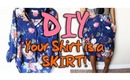 DIY || Wear Your Shirt as a Skirt! (No Scissors or Sewing Required)