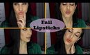 Favorite Fall Lipsticks | Top 10