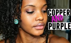Copper & Purple Makeup | Talk Thru Tutorial