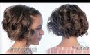 How To: Short Hairstyle: Quick Flat Iron Curls | Pretty Hair is Fun