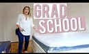 MY FIRST DAY OF GRAD SCHOOL! + Exciting Apartment Unboxing