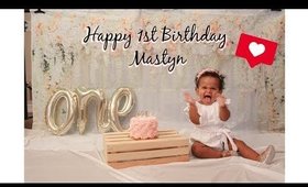 Mastyn's 1st Birthday