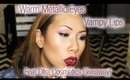 Tutorial:  Warm Metallic Eyes and Vampy Lips Feat Ofra Cosmetics Tutorial/Giveaway