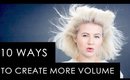 10 WAYS TO CREATE MORE VOLUME TO YOUR HAIR | Milabu