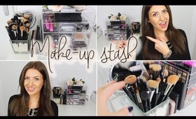 Mijn make-up stash & nieuw opbergsysteem ♡