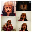Werewolf makeup