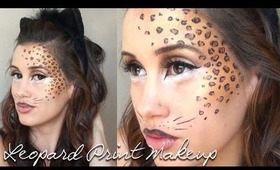 Leopard Print Halloween Makeup Tutorial
