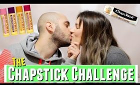 Romantic CHAPSTICK CHALLENGE with Boyfriend and Girlfriend, romantic chapstick challenge video