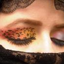 Leopard and Arabic makeup