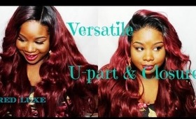 Installing a Upart wig & closure ♥  "NO SEWING"