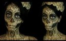 Wooden Sugar Skull Makeup Tutorial