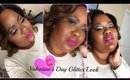 Valentine's Glitter Tutorial |Easy Cut Crease For Hooded Eyes