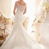 Elaborate Allover Beading Design On Net Wedding Dresses