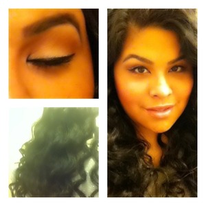 My makeup and hair for the day