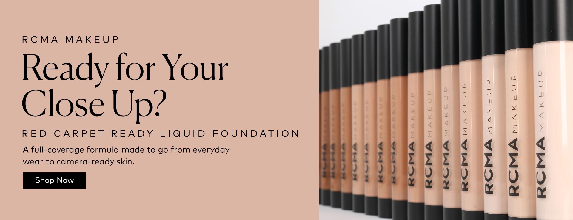 Highly pigmented, full coverage meets lightweight comfort in a versatile formula made to go from everyday wear to camera-ready skin. Shop the RCMA Makeup Red Carpet Ready Liquid Foundation on Beautylish.com