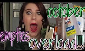 October Empties Overload! ~ Empties/Products I've Used Up #18