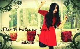 Flirty Holiday Look