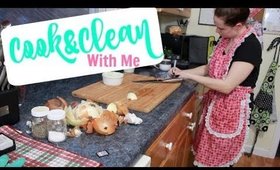 COOK AND CLEAN WITH ME | SLOW SUNDAY CHILI RECIPE | FEBRUARY 2018