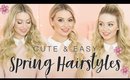 Quick And Easy Spring Hairstyles | Milk + Blush Hair Extensions
