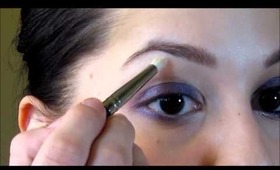 Jewel Tone Purple Smokey Look for Brown Eyes