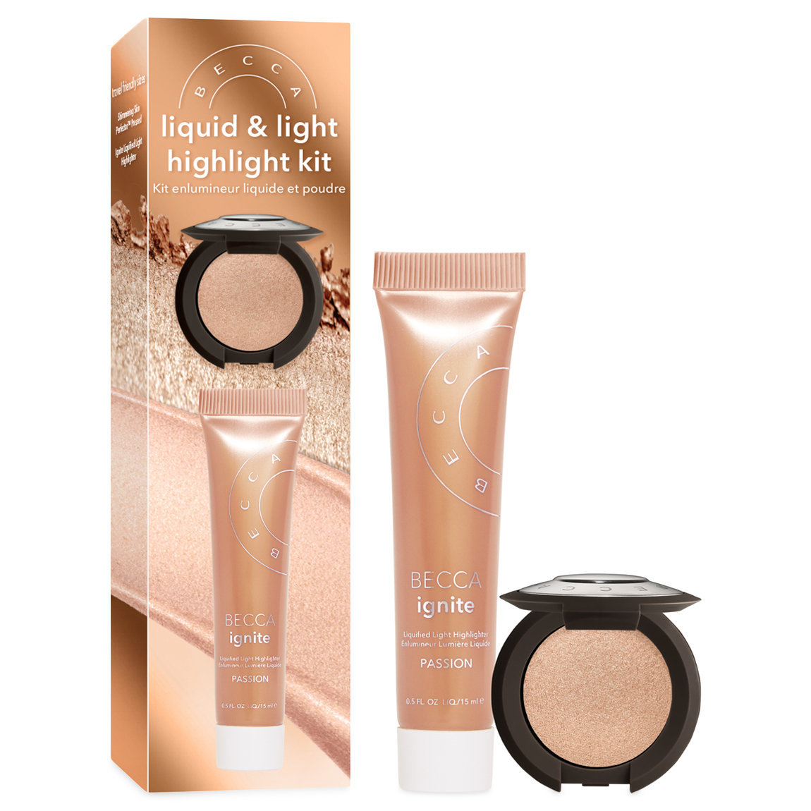 BECCA Cosmetics Liquid & Light Highlight Kit alternative view 1 - product swatch.