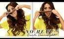 ★ Seriously EASY NO-HEAT CURLS Hairstyle & WEN 1st-Impression | HEATLESS SCHOOL HAIRSTYLES