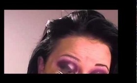 Sugarpill Poison Plum Dark Glitter Fairy Makeup tutorial