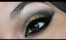 Gold/Black Arabic Inspired Makeup