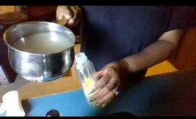 How to make rice water #Naturalhair #makeup