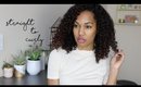 Low Key Straight to Curly Routine in Less Than 5 | Natural Hair Morning Routine ◌ alishainc
