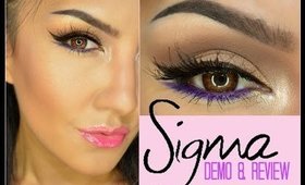 SIGMA Beauty productos DEMO  & REVIEW