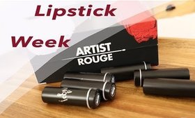 MUFE ARTIST ROUGE LIPSTICK REVIEW - LIPSTICK WEEK