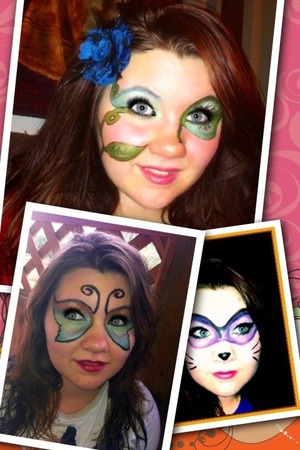 I do fun different makeups on my sister