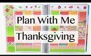 Thanksgiving Plan With Me
