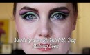St. Patrick's Day or Mardi Gras Cut Crease Makeup Look | Feat. BH Cosmetics, Revlon, NYX, MUFE