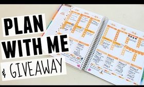 PLAN WITH ME + GIVEAWAY