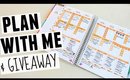 PLAN WITH ME + GIVEAWAY