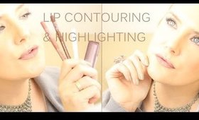 HOWTO LIP CONTOURING & HIGHLIGHTING with 90% DRUSGTORE PRODUCTS | TheInsideOutBeauty.com by Heidi