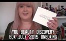 You Beauty Discovery Box July 2015 Unboxing