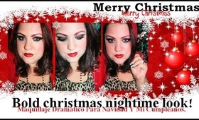 Dramatic Christmas Eve Bold Look-Maqillaje Dramatico Para Noche Buena Y Mi Cumpleanos