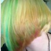 Pink & Green Hair