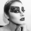Black Swan makeup for Halloween
