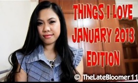 Things I love - January 2013 Edition