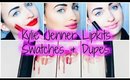 Kylie Jenner Lip Kit  SWATCH + DUPES | Rosa Klochkov