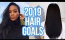 How Long Will My Hair Grow in 1 Year?! | 2019 HAIR GOALS + Length Check!
